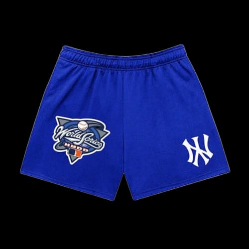Happy Memories Don't Die NY Baskteball Short Royal Blue