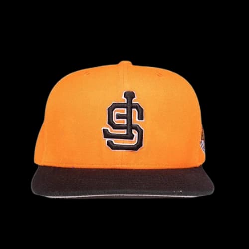 Happy Memories Don't Die SF Two Tone Snapback Hat Orange/Black