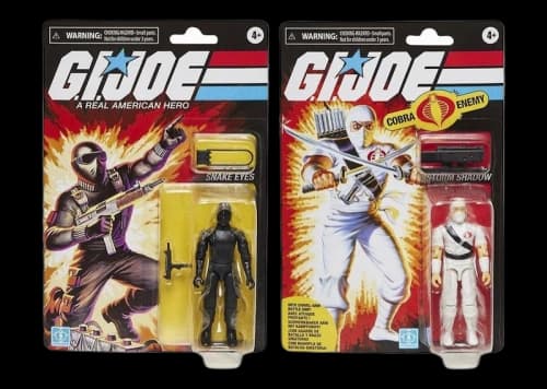 Hasbro G.I. Joe 40th Anniversary Snake Eyes & Storm Shadow Action Figure 2-Pack