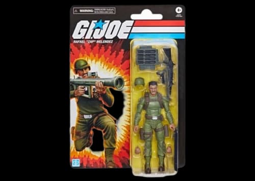 Hasbro G.I. Joe Classified Series Retro Cardback Rafael Zap Melendez Action Figure