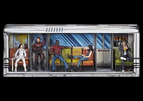 Hasbro Marvel Legends Defenders Rail Authority SDCC Exclusive 5-Pack Action Figure