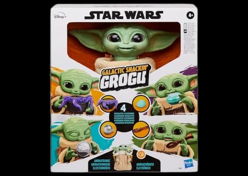 Hasbro Star Wars Galactic Snackin’ Grogu 9.25 Inch Animatronic Toy