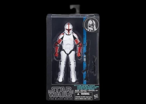 Hasbro Star Wars The Black Series #13 Clone Trooper Captain Action Figure