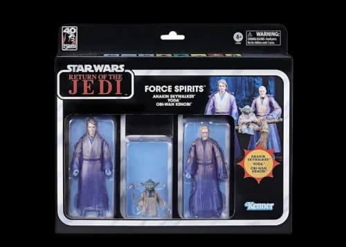 Hasbro Star Wars The Black Series ROTJ Force Ghosts Action Figure Set