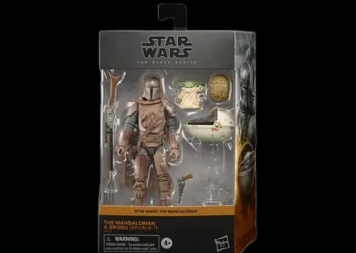 Hasbro Star Wars The Black Series The Mandalorian & Grogu (Caked On Mud Effect) Target Exclusive Action Figure