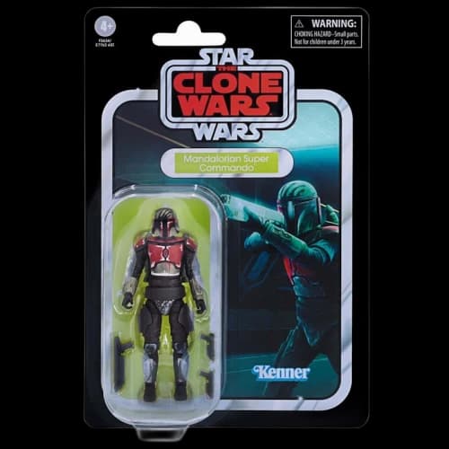 Hasbro Star Wars The Vintage Collection The Clone Wars Mandalorian Super Commando Action Figure
