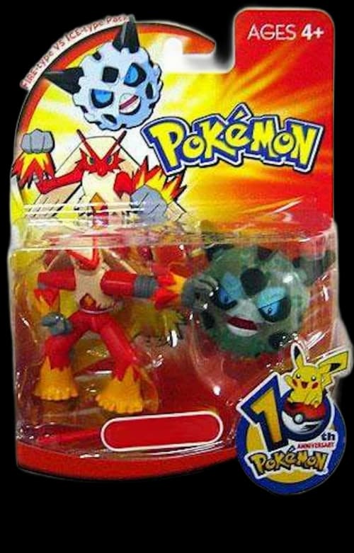 Hasbro Pokemon 10th Anniversary Fire Type vs. Ice Type Pack Glalie & Blaziken Target Exclusive Mini Figure (Set of 2)