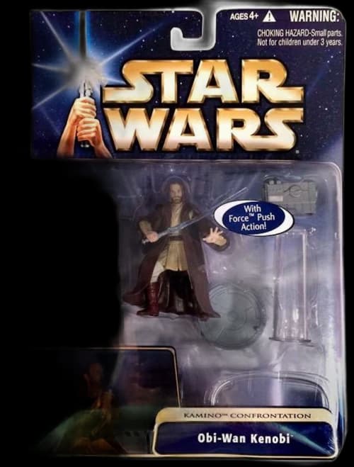 Hasbro Star Wars Attack of the Clones Obi-Wan Kenobi Kamino Confrontation Action Figure