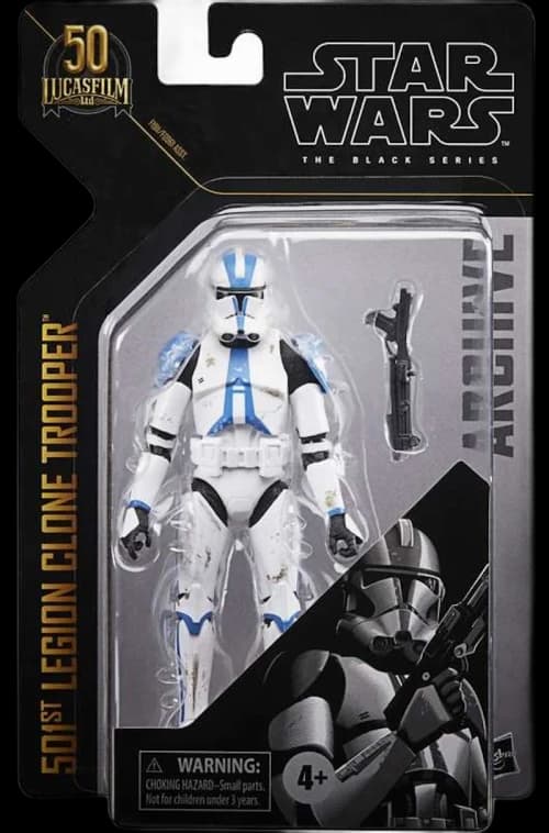 Hasbro Star Wars Black Series Archive 501st Legion Clone Trooper Action Figure