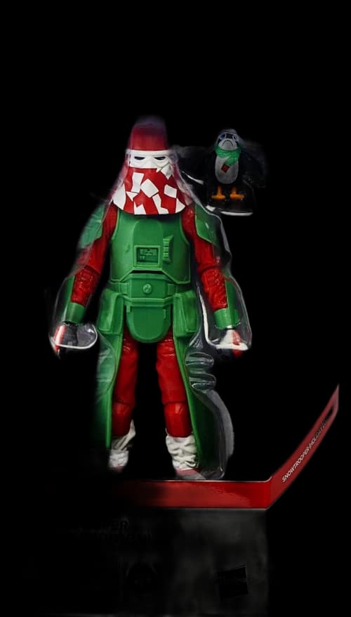 Hasbro Star Wars Black Series Snowtrooper with Porg (Holiday Edition) Action Figure