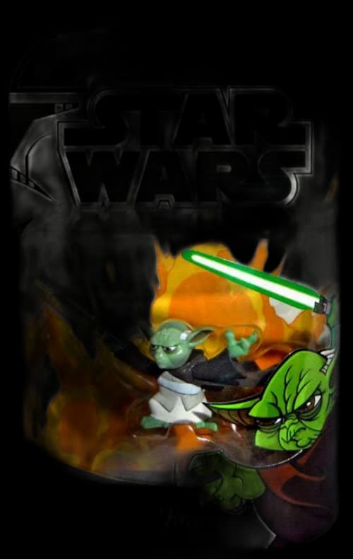 Hasbro Star Wars Cartoon Network Yoda Action Figure