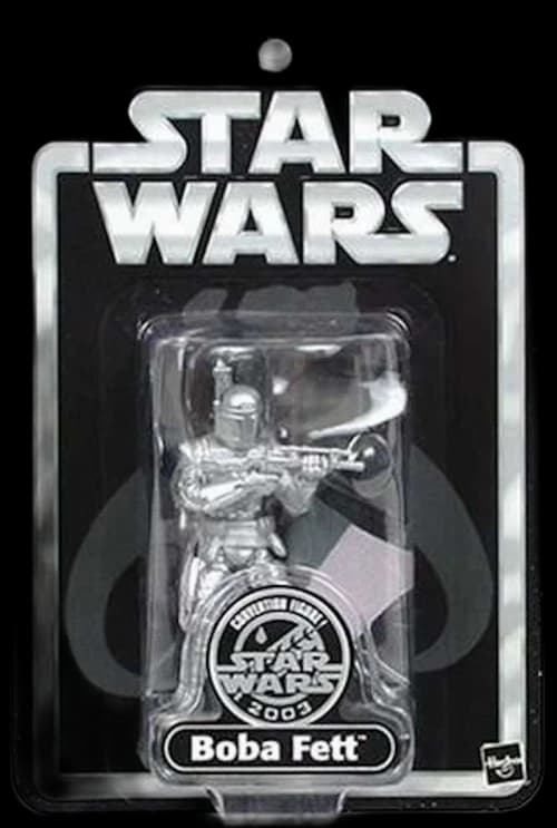 Hasbro Star Wars Exclusives Boba Fett Silver Mexican Convention Exclusive Action Figure