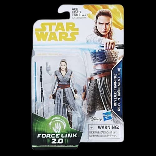 Hasbro Star Wars Force Link 2.0 Rey (Jedi Training) Action Figure