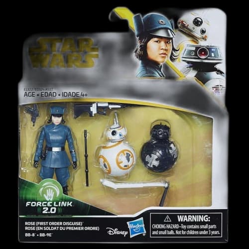 Hasbro Star Wars Force Link 2.0 Rose (First Order Disguise), BB-8 & BB-9E Action Figure (3-Pack)