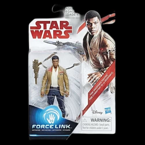 Hasbro Star Wars Force Link Orange Series Finn Resistance Fighter Action Figure