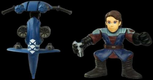 Hasbro Star Wars Galactic Heroes 2010 Anakin Skywalker & STAP Mini Figure (2-Pack)