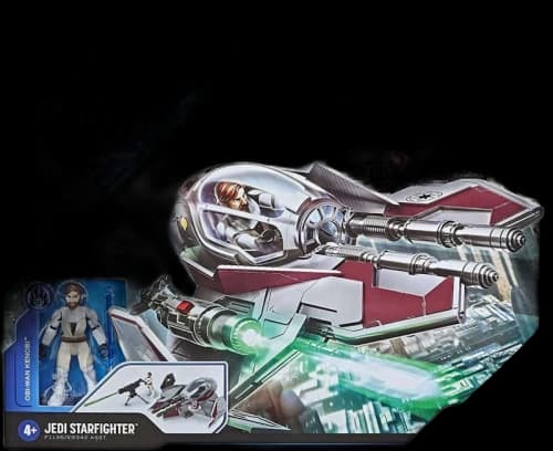 Hasbro Star Wars Mission Fleet Obi-Wan Kenobi & Jedi Starfighter Vehicle & Figure