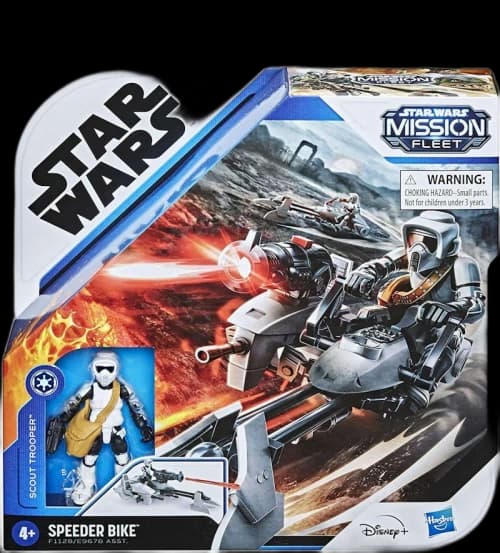 Hasbro Star Wars Mission Fleet Scout Troooper with Speeder Bike Vehicle & Figure