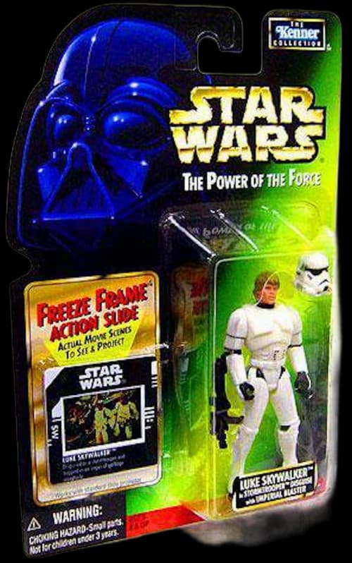 Hasbro Star Wars Power of the Force POTF2 Kenner Collection Luke Skywalker in Stormtrooper Disguise Action Figure