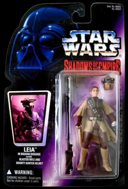 Hasbro Star Wars Power of the Force POTF2 Shadows of the Empire Leia in Boushh Disguise Action Figure