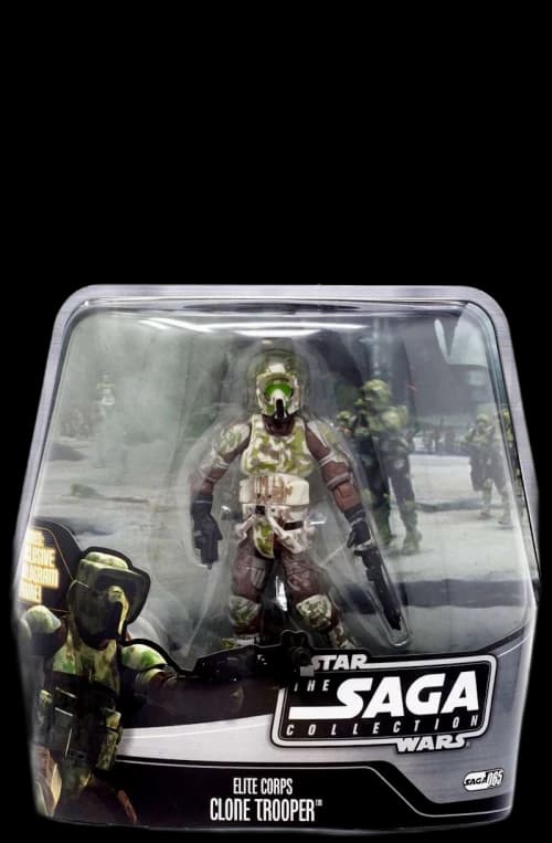 Hasbro Star Wars Saga Collection Clone Trooper Elite Corps Action Figure