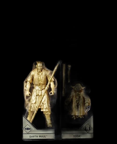 Hasbro Star Wars Skywalker Saga Darth Maul & Yoda Gold Figures Action Figure (2-Pack)