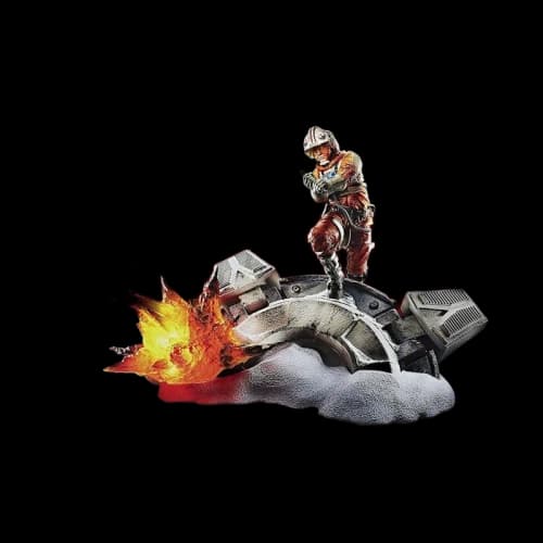 Hasbro Star Wars The Black Series Centerpiece Luke Skywalker Lights Up Statue