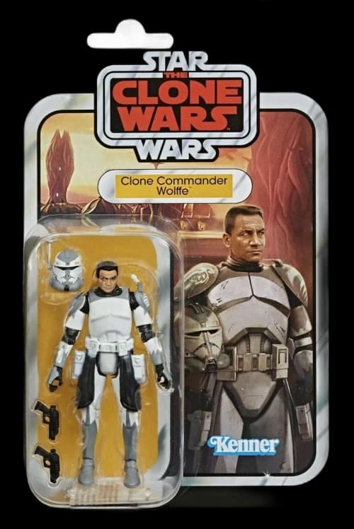 Hasbro Star Wars Vintage Collection Clone Commander Wolffe Action Figure
