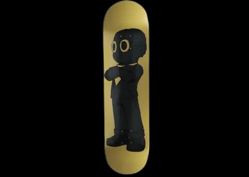 Hebru Brand Studios The Great Debate Skate Deck Gold Edition