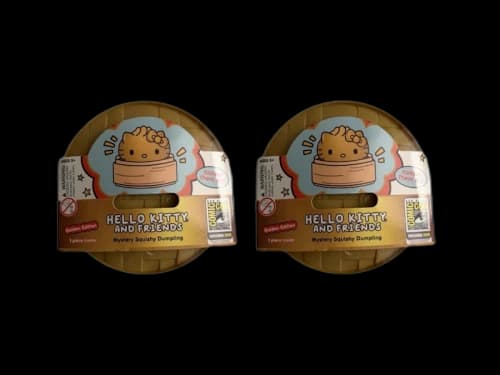 Hello Kitty and Friends Mystery Squishy Dumpling Golden Edition SDCC 2026 Blind Box 2x Lot