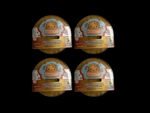 Hello Kitty and Friends Mystery Squishy Dumpling Golden Edition SDCC 2026 Blind Box 4x Lot