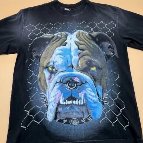 Hellstar Beware of Dog T-Shirt Black