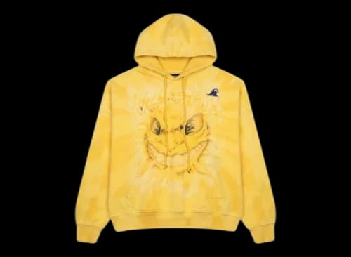 Hellstar Mad Sun Hoodie Yellow