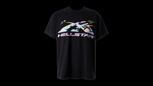 Hellstar Multi Sports Camo Core Logo T-Shirt Black