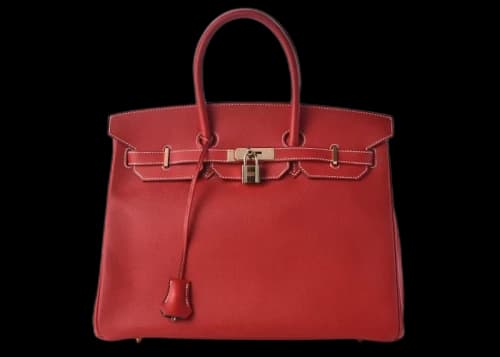 Hermes Birkin Candy Epsom 35 Rouge Casaque