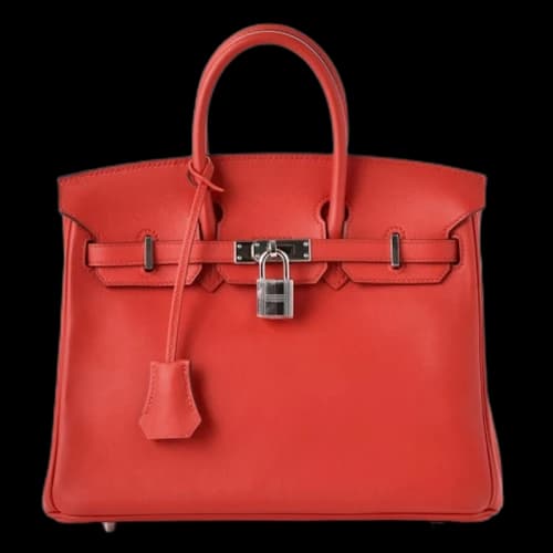 Hermes Birkin Swift 25 Rouge Tomate