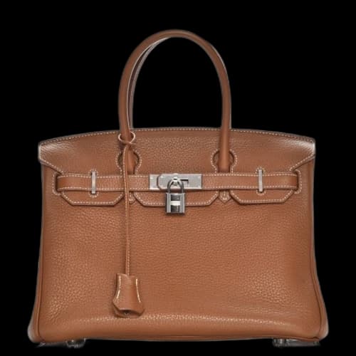 Hermes Birkin Taurillon Clemence 30 Gold