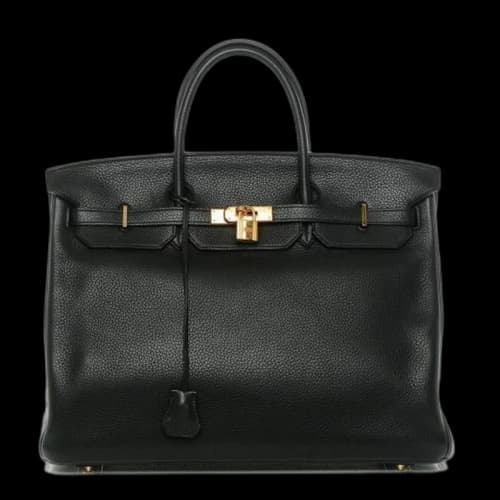 Hermes Birkin Clemence 40 Noir
