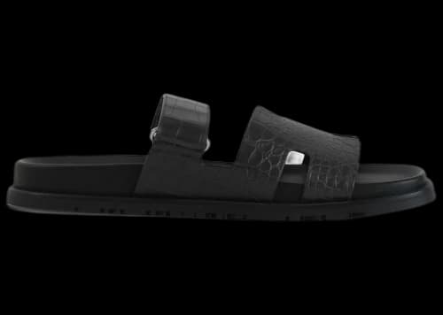 Hermes Chypre Sandal Black Crocodile (Women's)