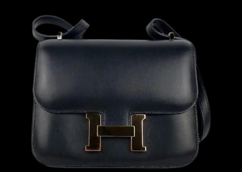 Hermes Constance Evercalf Rose Gold Mini 18 Noir
