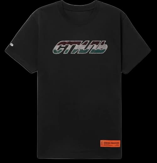 Heron Preston Crystal Embellished CTNMB T-Shirt Black/Multicolor