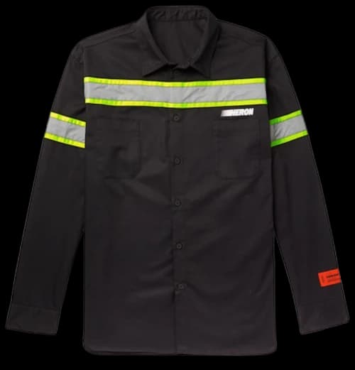 Heron Preston Reflective Shirt Black/Multicolor