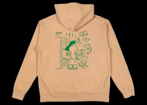 Hidden NY Archival Services Hoodie Tan