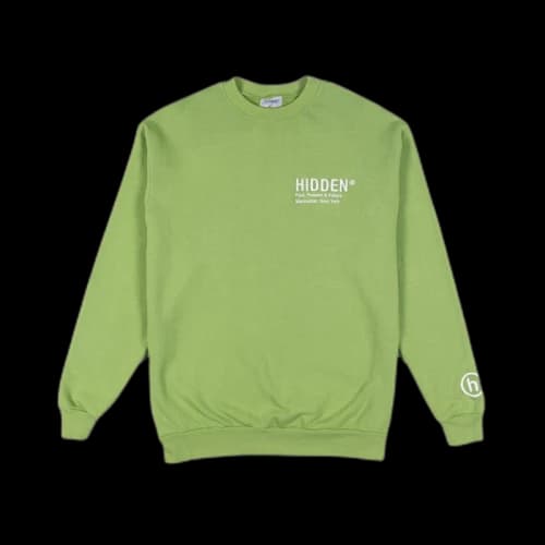 Hidden NY Crewneck Sweatshirt Lime