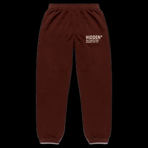 Hidden NY Logo Sweatpant Chocolate
