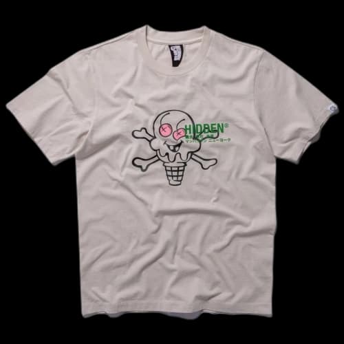Hidden NY x Billionaire Boys Club Cones & Bones Tee Natural