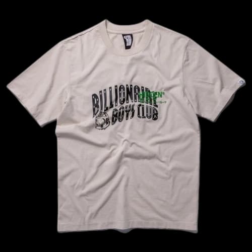 Hidden NY x Billionaire Boys Club Curve Logo Tee Natural