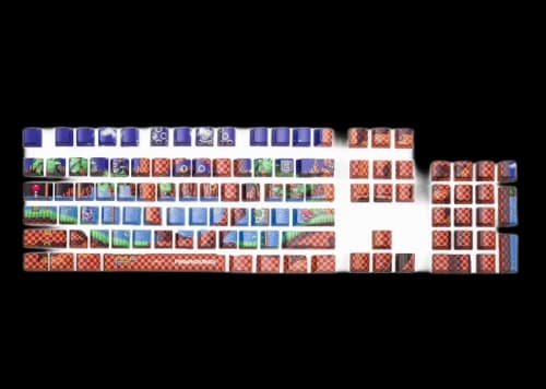 Higround x Sonic the Hedgehog Green Hill Zone Keycap Set Blue/Brown