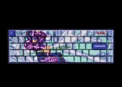 Higround x YuGiOh Dark Magician Performance Base65 Keyboard Purple/Green
