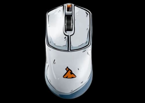 Higround Yuma CELSHADE Wireless Mouse Grey/Orange